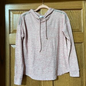 Madison Pink Sweater with Silver Accents